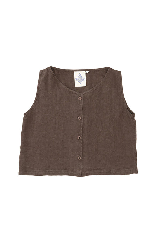 SKYLINE VEST-COFFEE BEAN