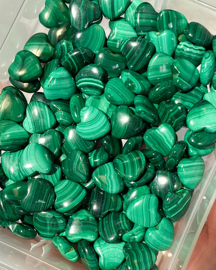 Small Malachite Heart