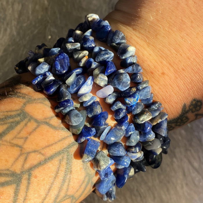 Sodalite Chip Bracelet