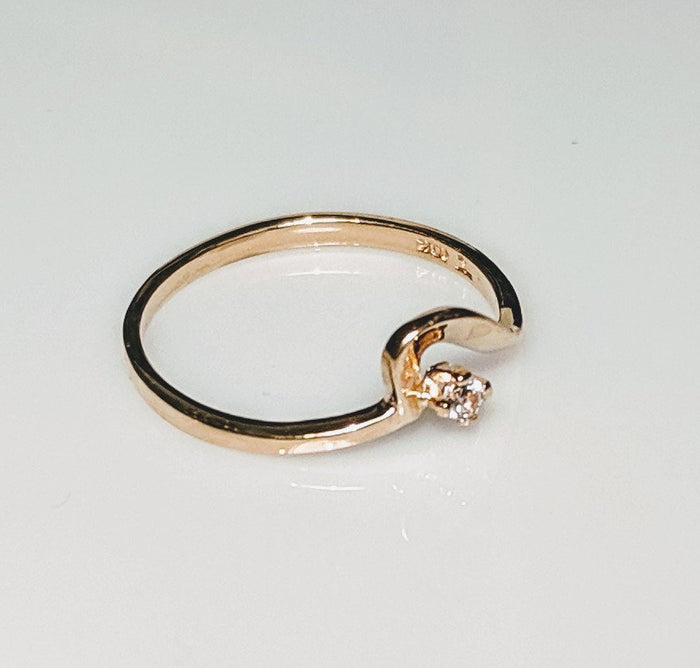 Solid 10kt, Natural Gemstone, Fancy Promise Ring, Size 4-7 143-712, Sapphire, Ruby, Emerald, Topaz, Peridot, Garnet, Amethyst, Birthstone