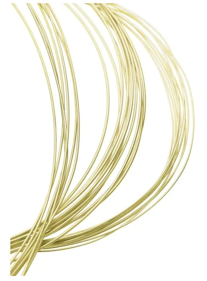 Solid 14kt White, Yellow, Rose, Green Gold Dead Soft Round Wire, Gauge 12-24, DYI Jewelry, Crafts, Mold-able, Fine Jewelry, Wire  Wrapping