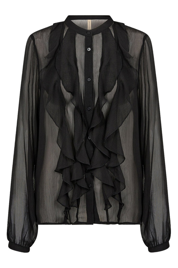 Soya Concept SC-Naia 1 40900-20 9999 Blouse Black - Dotique