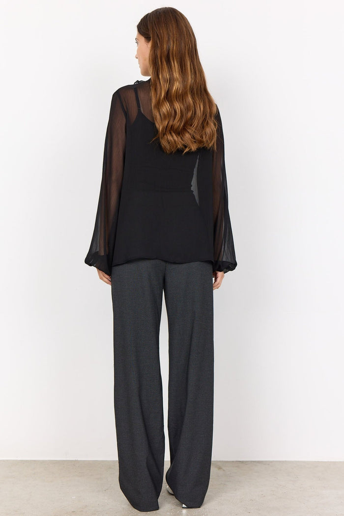 Soya Concept SC-Naia 1 40900-20 9999 Blouse Black - Dotique