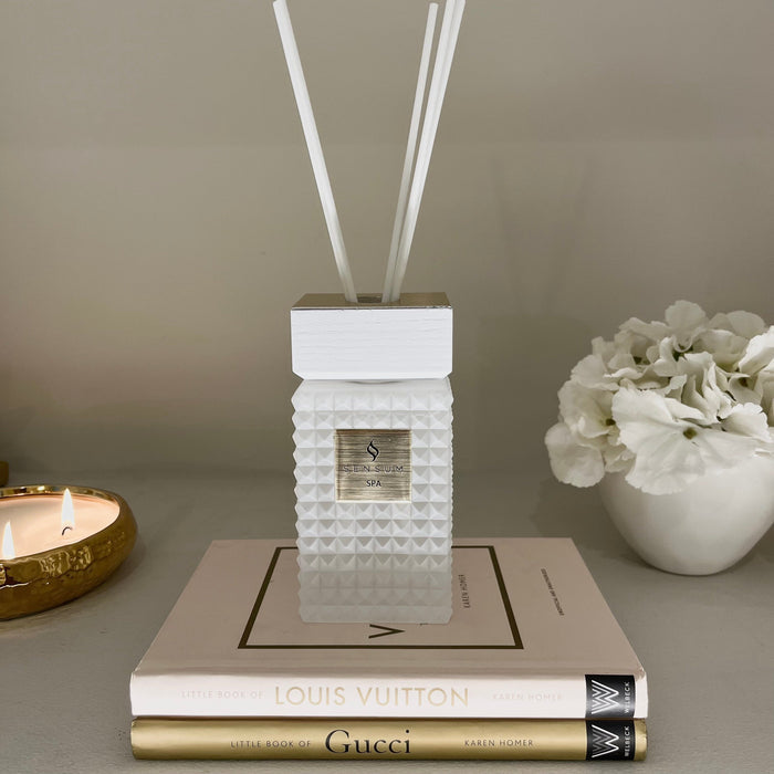 Spa Petite White & Gold Luxury Reed Diffuser - 150ml Fragrance