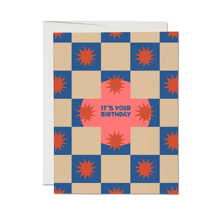 SQUARES & BURST CARD
