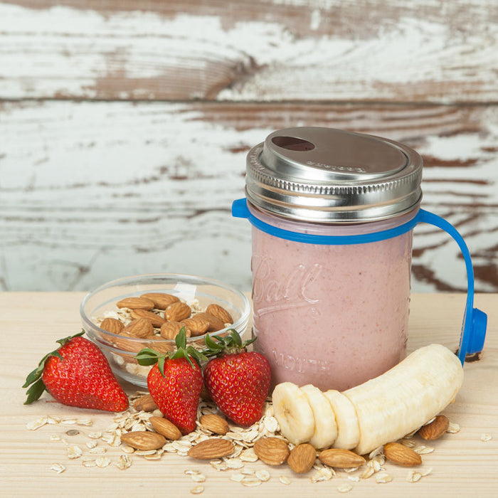 STAINLESS STEEL POP TOP MASON JAR LID