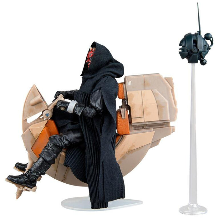 Star Wars Black Series 6 Inch Action Figure Vehicle - Darth Maul with Sith Speeder