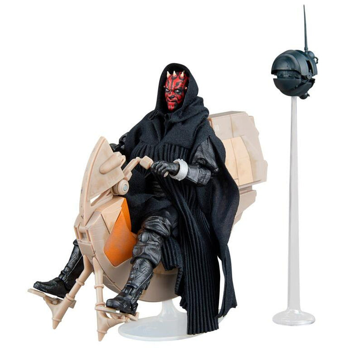 Star Wars Black Series 6 Inch Action Figure Vehicle - Darth Maul with Sith Speeder