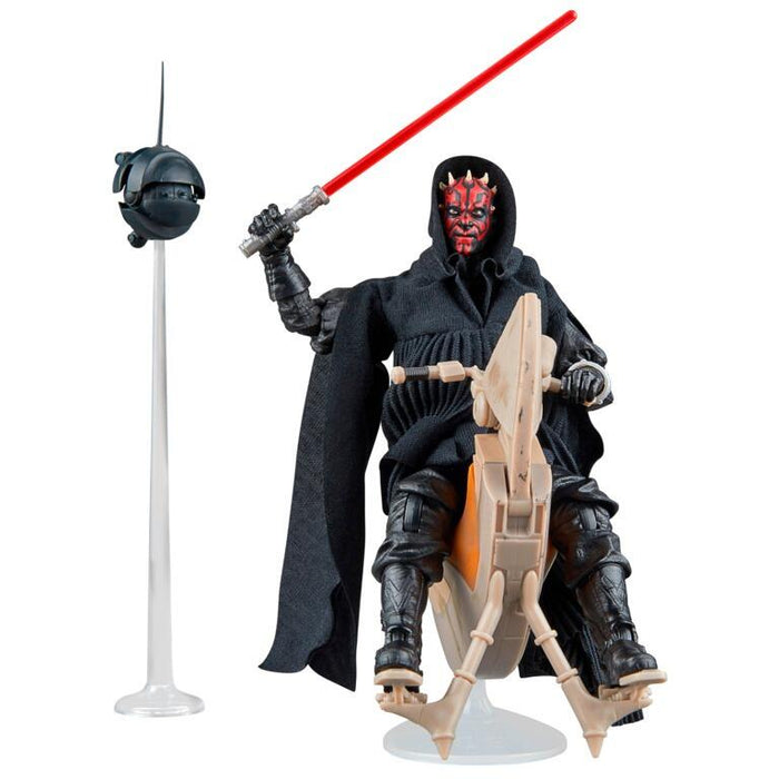 Star Wars Black Series 6 Inch Action Figure Vehicle - Darth Maul with Sith Speeder