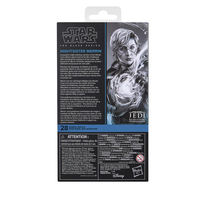 Star Wars Black Series 6 Inch Action Figure Wave 47 - Merrin (Jedi Survivor)