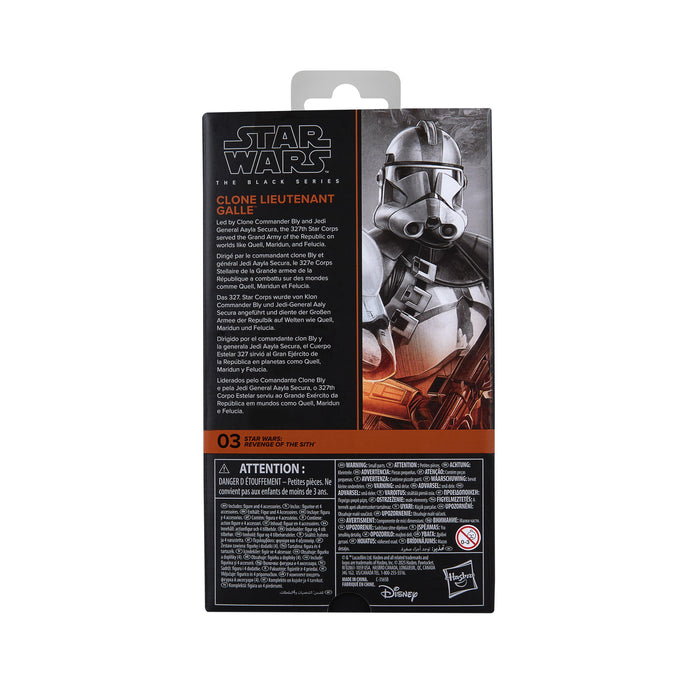Star Wars Black Series 6 Inch Action Figure Wave 48 - Clone Lieutenant Galle
