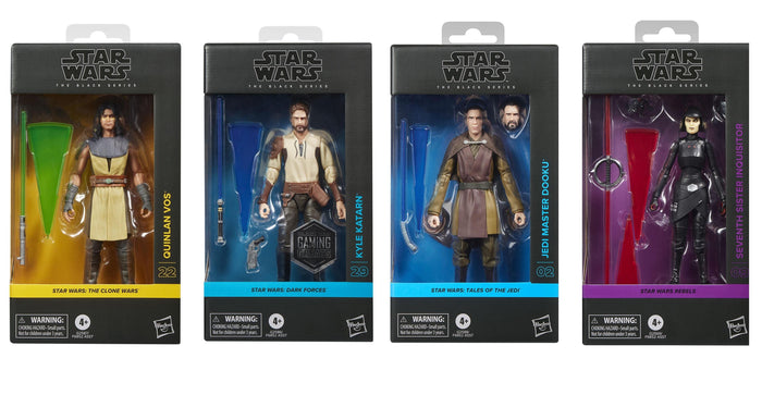 Star Wars Black Series 6 Inch Action Figure Wave 50 - Set of 4
