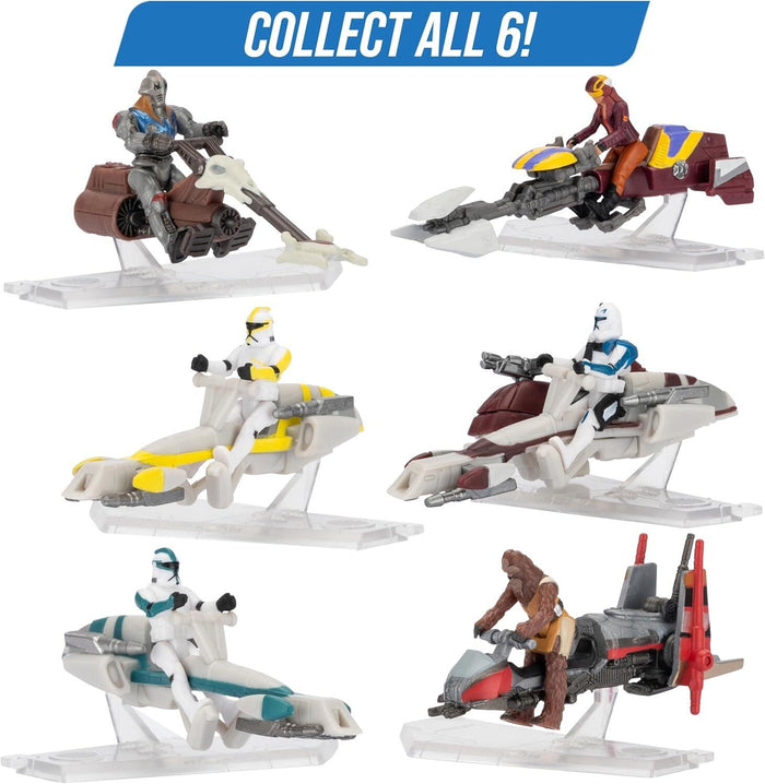 Star Wars Micro Galaxy Squadron 2 Inch Vehicle Series 7 Scout Class - Blind Box