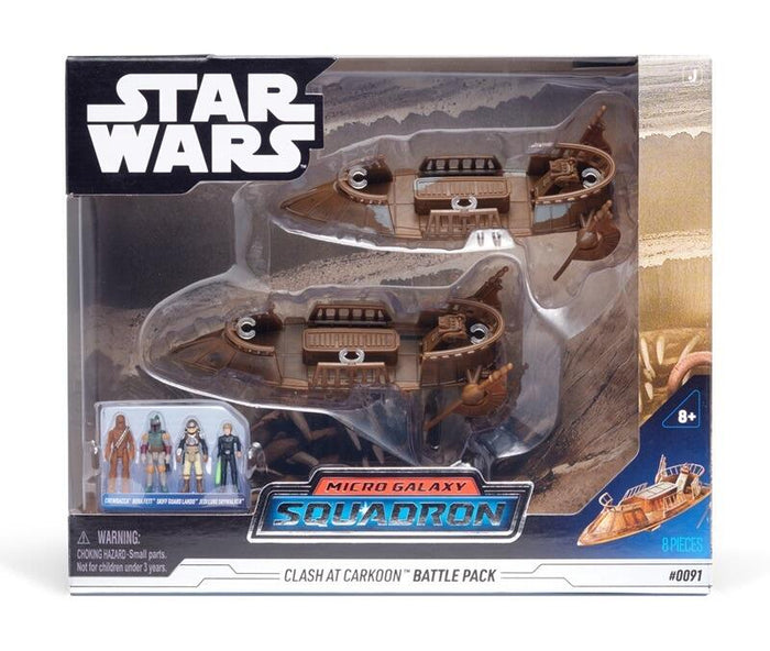 Star Wars Micro Galaxy Squadron 3 Inch Vehicle Multipack - Clash at Carkoon Battle Pack
