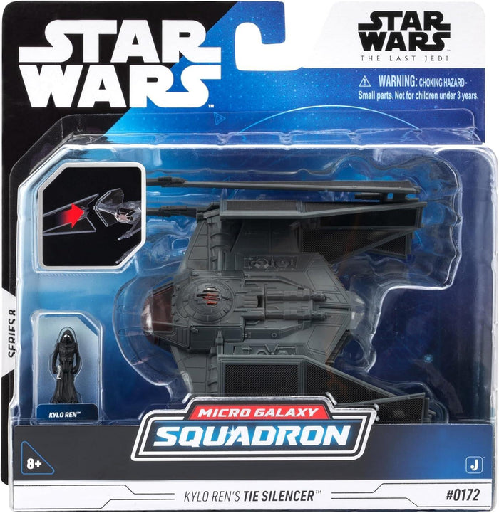 Star Wars Micro Galaxy Squadron 5 Inch Vehicle Series 8 - Tie Silencer With Kylo Ren