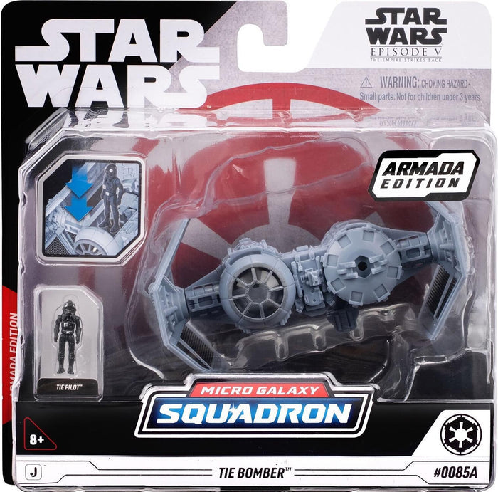 Star Wars Micro Galaxy Squadron 5 Inch Vehicle Series 9 - Imperial Tie Bomber (Armada Edition)
