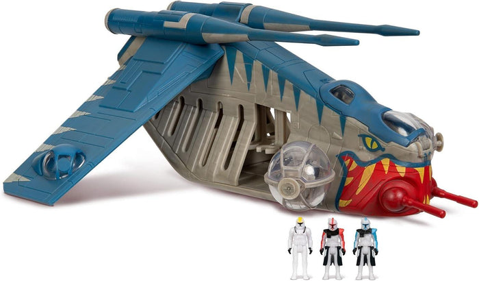Star Wars Micro Galaxy Squadron 8 Inch Deluxe Vehicle Series 3 - Republic Gunship (Muunilinst-10)