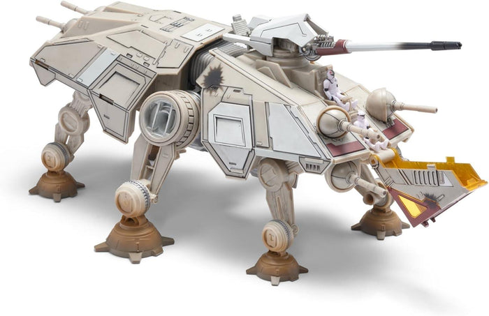 Star Wars Micro Galaxy Squadron 9 Inch Dreadnaught Class Vehicle - AT-TE With Clone Troopers