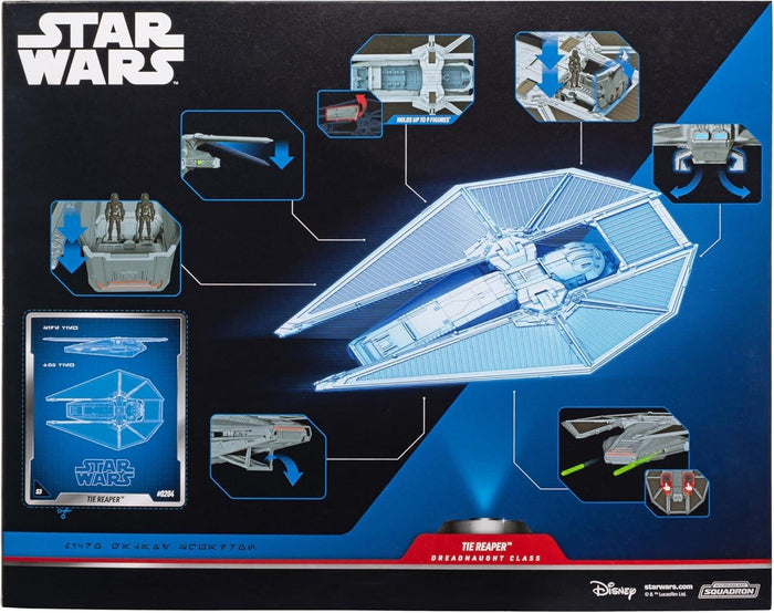 Star Wars Micro Galaxy Squadron 9 Inch Dreadnaught Class Vehicle - Tie Reaper