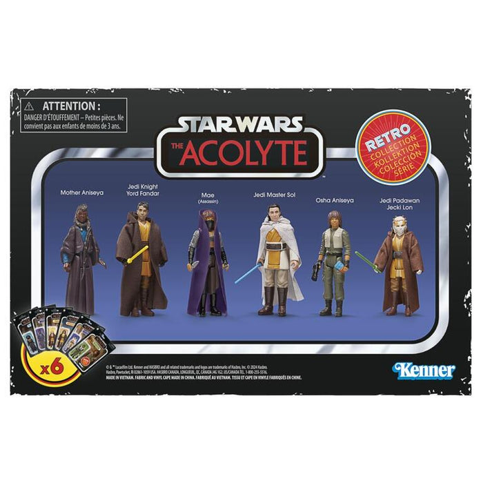 Star Wars Retro Action Figure The Acolyte - Boxed Set of 6