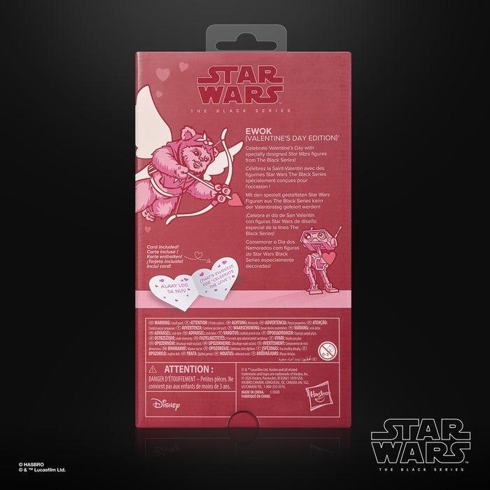 Star Wars The Black Series 6 Inch Exclusive Action Figure - Ewok (Valentine's Day)