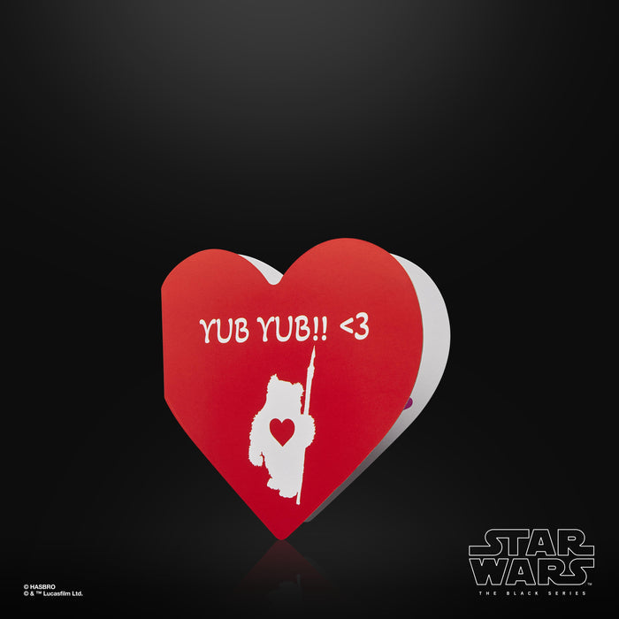 Star Wars The Black Series 6 Inch Exclusive Action Figure - Ewok (Valentine's Day)