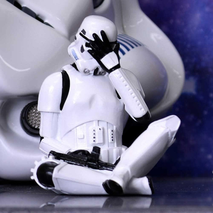 Star Wars The Original Stormtrooper 4 Inch Resin Collectible Figurine - Stormtrooper See No Evil