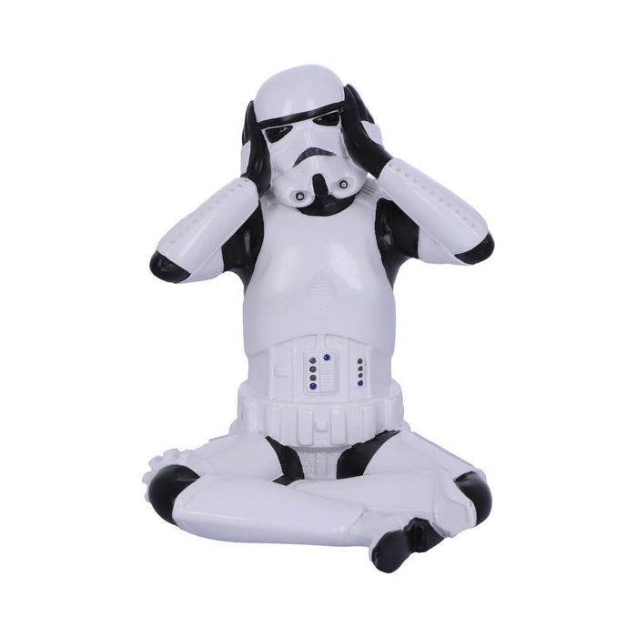 Star Wars The Original Stormtrooper 4 Inch Resin Collectible Figurine - Stormtrooper Hear No Evil