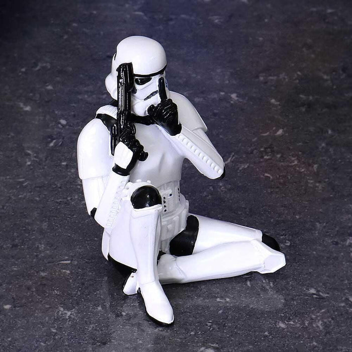 Star Wars The Original Stormtrooper 4 Inch Resin Collectible Figurine - Stormtrooper Speak No Evil