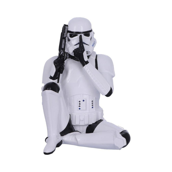 Star Wars The Original Stormtrooper 4 Inch Resin Collectible Figurine - Stormtrooper Speak No Evil
