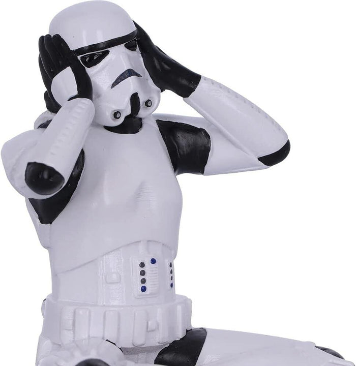 Star Wars The Original Stormtrooper 4 Inch Resin Collectible Figurine - Stormtrooper Hear No Evil