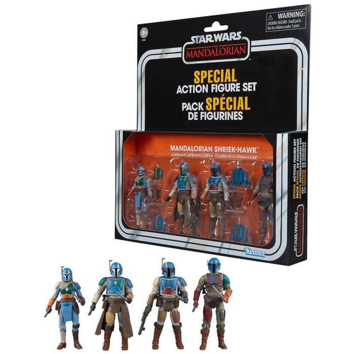 Star Wars The Vintage Collection 3.75 Inch Exclusive Action Figure 4-Pack - Mandalorian Shriek Hawk