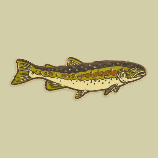 STEELHEAD TROUT ENAMEL PIN
