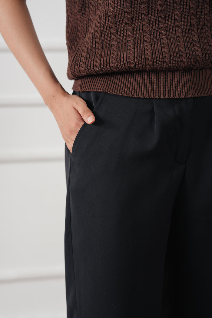 Straight Pleated Pant (WDP-03)