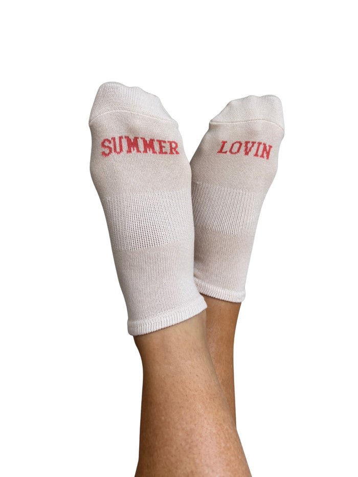Summer Lovin Low Rise Grip Socks