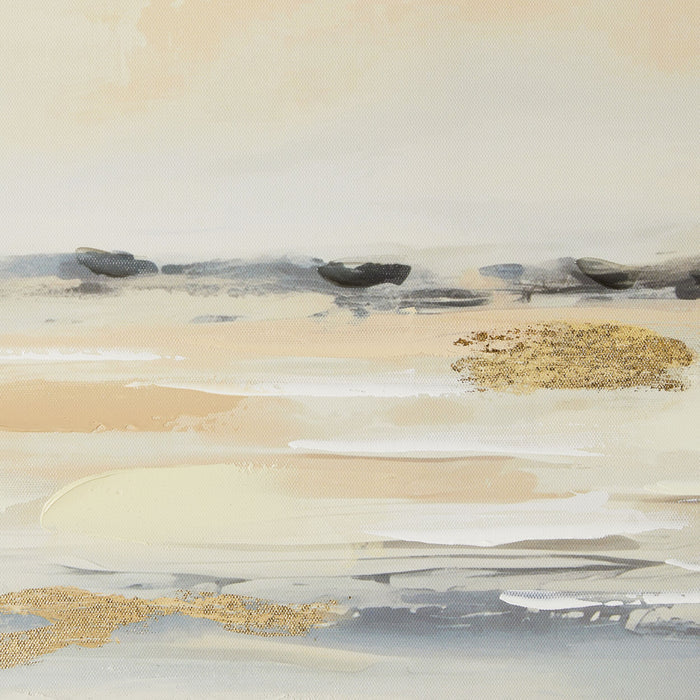 Summer Ocean Framed Canvas Print 152.5x52.5cm