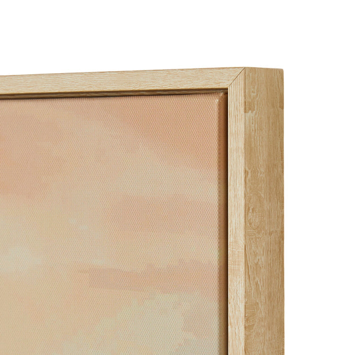 Summer Ocean Framed Canvas Print 152.5x52.5cm