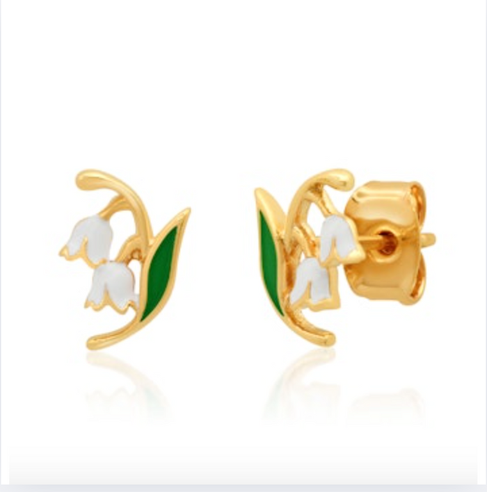 TAI Flower Enamel Studs