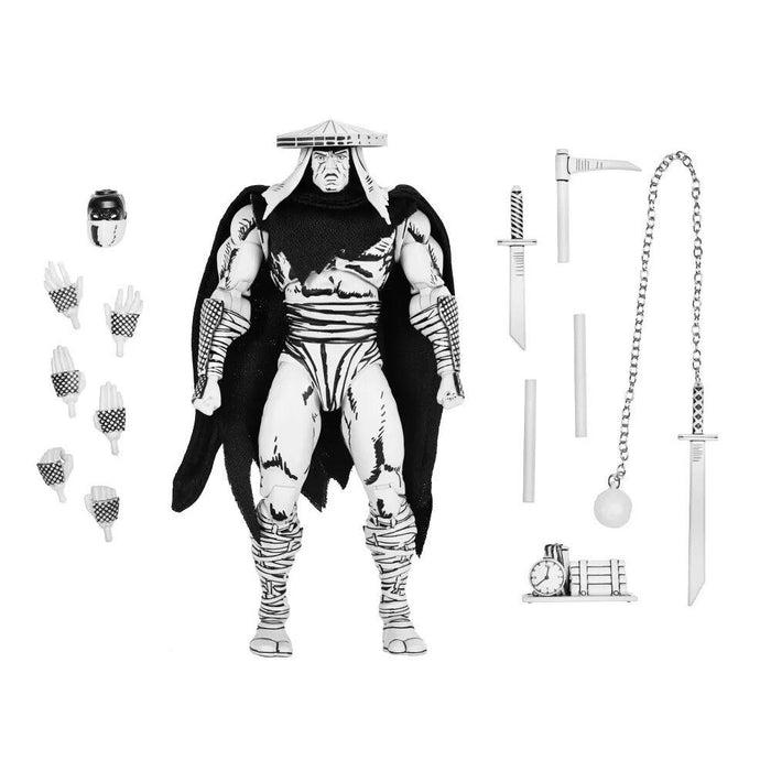 Teenage Mutant Ninja Turtles Comic 7 Inch Ultimate Action Figure - Foot Assassin B/W (Mirage Comics)