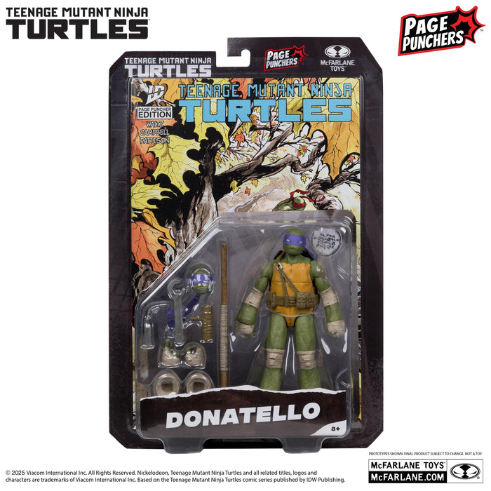 Teenage Mutant Ninja Turtles Page Punchers 5 Inch Action Figure w/ Comic Wave 1 - Donatello
