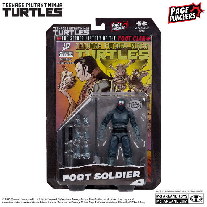 Teenage Mutant Ninja Turtles Page Punchers 5 Inch Action Figure w/ Comic Wave 1 - Foot Solider