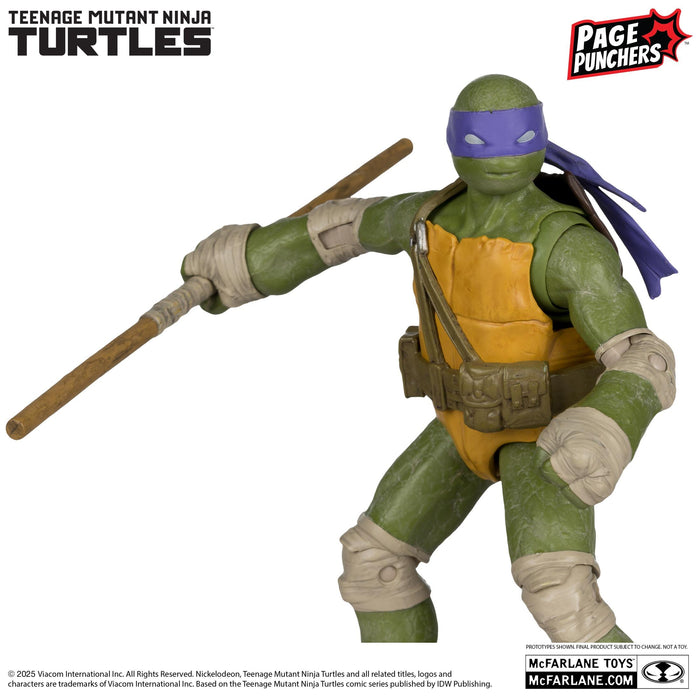 Teenage Mutant Ninja Turtles Page Punchers 5 Inch Action Figure w/ Comic Wave 1 - Donatello