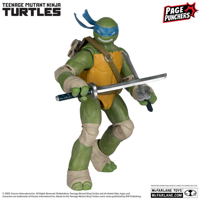 Teenage Mutant Ninja Turtles Page Punchers 5 Inch Action Figure w/ Comic Wave 1 - Leonardo