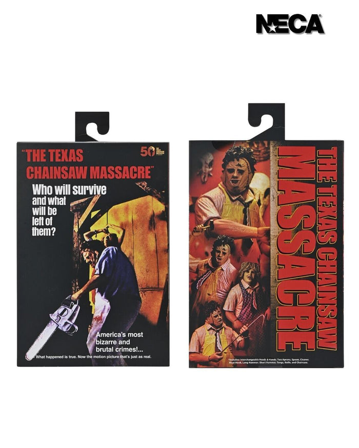 Texas Chainsaw Massacre 50th Anniversary Ultimate 7 Inch Scale Action Figure - Leatherface