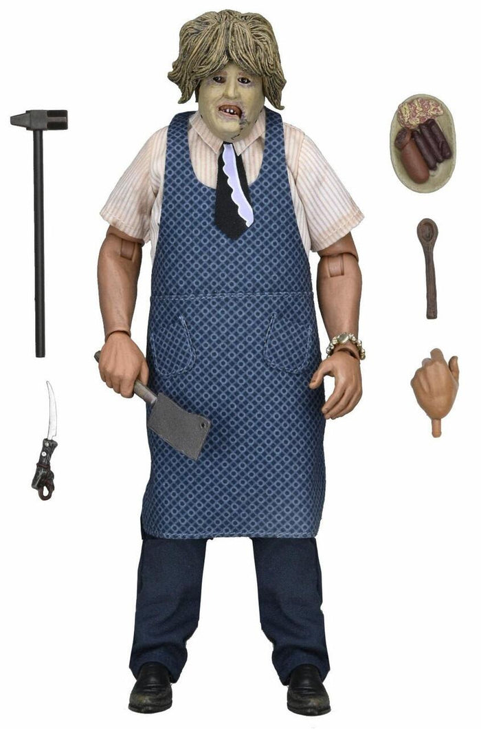 Texas Chainsaw Massacre Ultimate 8 Inch Clothed Action Figure - Leatherface (Old Lady Mask)