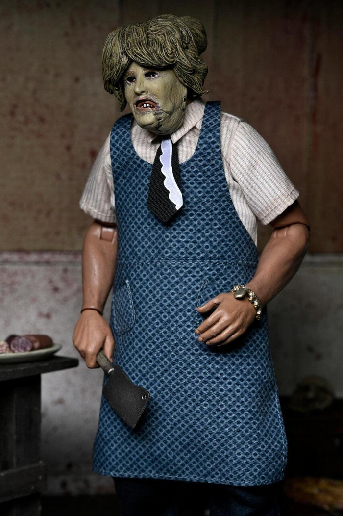 Texas Chainsaw Massacre Ultimate 8 Inch Clothed Action Figure - Leatherface (Old Lady Mask)