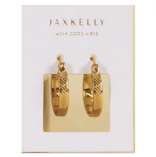 Textured Hoop Earrings