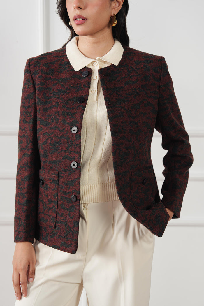 The Bordeaux Wool Jacket