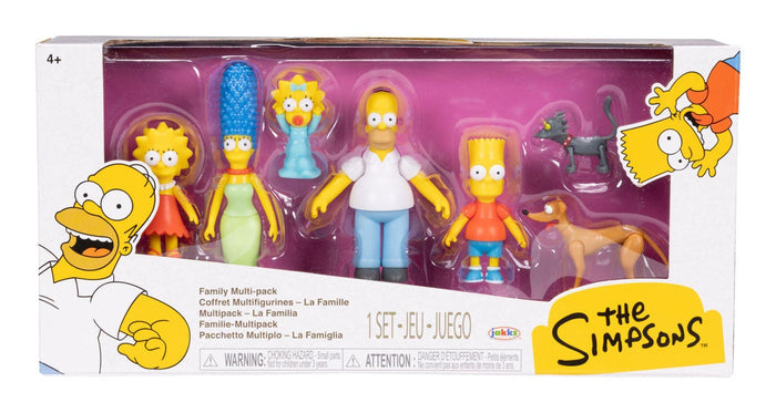 The Simpsons 2.5 Inch Scale Action Figure Wave 1 - Simpsons Family Multipack