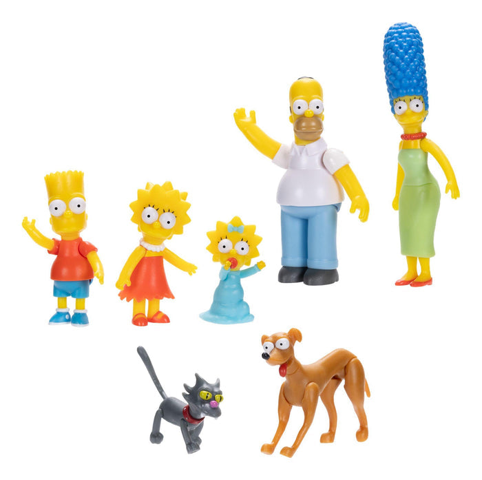 The Simpsons 2.5 Inch Scale Action Figure Wave 1 - Simpsons Family Multipack